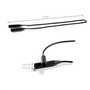 Brillesnor i Silikone - sort