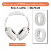 Beskyttende ørepudeovertræk i silikone til Nothing Headphone (a) On-Ear-hovedtelefoner - Hvid