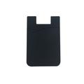 Silikone Stick-on Kortholder til Mobil - sort