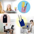 Silikone Stick-on Kortholder til Mobil - sort