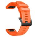 Silikone Rem - Garmin Fenix 6 GPS/6 Pro GPS/5/5 Plus - Orange