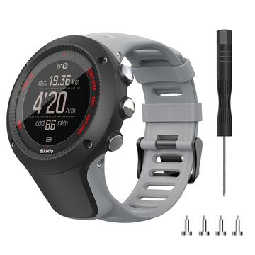 Silikonerem til Suunto Ambit3 Peak/Sport/Vertical - Grå