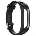 Honor Band 4 Running, Huawei Band 3e Silicone Armbånd - Sort