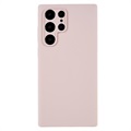 Silky Samsung Galaxy S22 Ultra 5G Silikone Cover - Pink