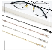 Simpel Brillekæde - sort