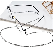 Simpel Brillekæde - sort