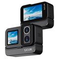 Sjcam SJ20 vandtæt sports-actionkamera med dobbelt linse - 4K 30 FPS - sort