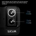Sjcam SJ20 vandtæt sports-actionkamera med dobbelt linse - 4K 30 FPS - sort