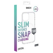 iPhone 15 Skech Crystal Hybrid Cover med MagSafe - Klar