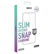iPhone 15 Plus Skech Crystal Hybrid Cover med MagSafe - Klar