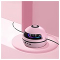 Sjippetovsmaskine med Bluetooth-højttaler og LED-lys - Pink