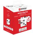 Skross 4-i-1 World Travel Adapter Pro - hvid