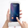 Vandtæt smartphone-etui med glidemekanisme - 7.2" - Blå