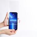 Vandtæt smartphone-etui med glidemekanisme - 7.2" - Hvid