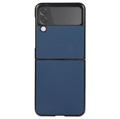 Samsung Galaxy Z Flip3 5G Slim Cover - Karbonfiber - Blå