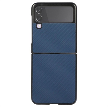 Samsung Galaxy Z Flip3 5G Slim Cover - Karbonfiber - Blå