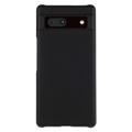 Google Pixel 7a Gummibelagt Plastik Cover - Sort