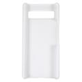 Google Pixel 7a Gummibelagt Plastik Cover - Hvid