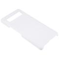 Google Pixel 7a Gummibelagt Plastik Cover - Hvid