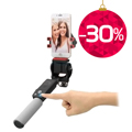 Smart 360-graders Rotation Trådløs Selfie Stang - Sort