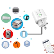 Smart stik WiFi 20A - Hvid