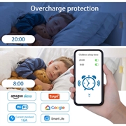 Smart stik WiFi 20A - Hvid