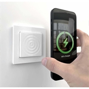 Smart Things WallBase 55 magnetisk trådløs oplader 15W - hvid