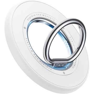 Sodi BM350 Magnetisk ringholder/greb - MagSafe-kompatibel - Hvid