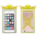 Blødt PVC Universal IPX8 vandtæt etui - 6.5" - Gul