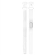 Google Fitbit Air Soft Silikone Rem - Hvid