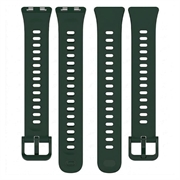 Huawei Band 11/11 Pro Soft Silikone Rem - Mørkegrøn