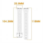 Huawei Band 11/11 Pro Soft Silikone Rem - Hvid