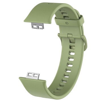 Huawei Watch Fit Soft Silikone Rem - Grøn