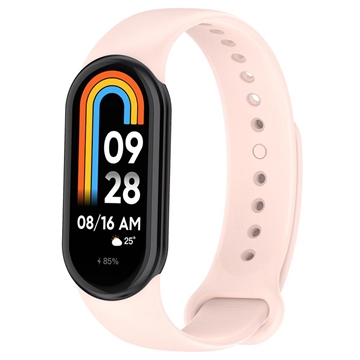 Xiaomi Smart Band 8 Blød Silikone Rem - Pink