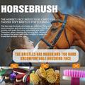 Blød berøring hestebørste - uldbørster