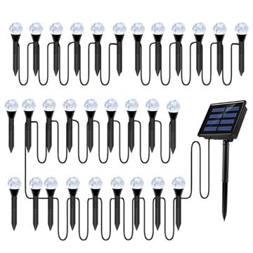 Solcelledrevne boblekugle havelys - 30 stk.