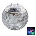 Solcelledrevet flydende pool-kuglelampe med 7 farverige lys - IP65, 11cm