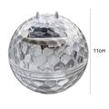 Solcelledrevet flydende pool-kuglelampe med 7 farverige lys - IP65, 11cm