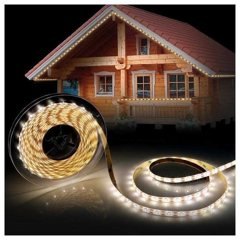 Solar LEDStrips med Lys og 8 Arbejdsmetoder 3m Farverig