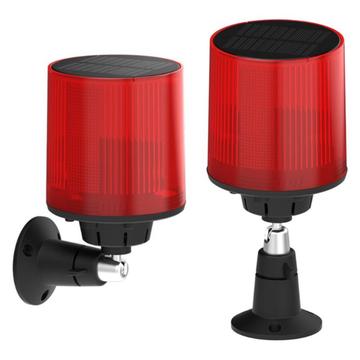 Solcelledrevet alarmlys N911L - 129dB afviser dyr og ubudne gæster