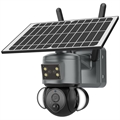 Solcelledrevet PTZ-kamera med Alarm Funktion og Projektør S528