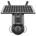 Solcelledrevet PTZ-kamera med Alarm Funktion og Projektør S528