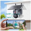 Solcelledrevet PTZ-kamera med Alarm Funktion og Projektør S528
