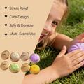 Ensfarvet dumpling squishy stresslegetøj med dampkurv - grøn