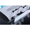 Sony PlayStation 5 Kiwi Home PB01 kølestativ med opladningsdock - hvid