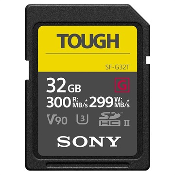 Sony Tough Series SF-G SD Hukommelseskort - UHS-II, Class 10, V90