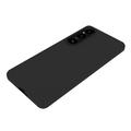 Sony Xperia 1 VI Anti-Fingeraftryk Mat TPU Cover - Sort