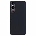Sony Xperia 1 VI Gummibelagt Plastik Cover - Sort