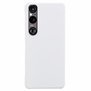 Sony Xperia 1 VI Gummibelagt Plastik Cover - Hvid