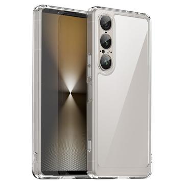 Sony Xperia 1 VII Anti-Stød Hybrid Cover - gennemsigtig